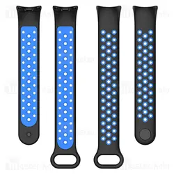 بند سیلیکونی طرح نایکی دستبند سلامتی شیائومی Xiaomi Band 8 Ventilate Strap
