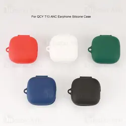کاور محافظ سیلیکونی هندزفری کیو سی وای Xiaomi QCY T13 ANC دارای قلاب آویز