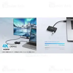 هاب 3 پورت انکر Anker PowerExpand 3 IN 1 Multi-Function HUB