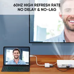 تبدیل لایتنینگ اتصال همزمان شارژر و HDMI جویروم Joyroom S-H141