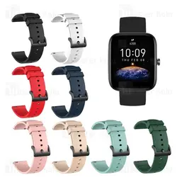 بند سیلیکونی ساعت هوشمند شیائومی Xiaomi Amazfit Bip 3 Strap Silicone Band