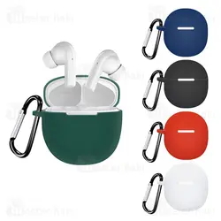 کاور محافظ سیلیکونی هندزفری کیو سی وای Xiaomi QCY T18 دارای قلاب آویز