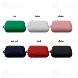 کاور محافظ سیلیکونی هندزفری شیائومی Xiaomi Haylou T15 Earphone Silicone Case همراه با قلاب آویز