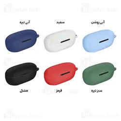 کاور محافظ سیلیکونی هندزفری کیو سی وای Xiaomi QCY T17s / T17 دارای قلاب آویز