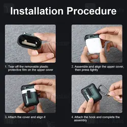 کاور محافظ ضد ضربه هندزفری نیلکین ایرپاد Apple AirPods 1 / AirPods 2 Nillkin Bounced Protective Case