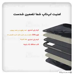 کاور لپ تاپ نیلکین Apple MacBook 16 Nillkin Acme Sleeve سایز 16 اینچ