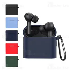 کاور محافظ سیلیکونی هندزفری شیائومی Xiaomi Mi Air 2 Pro Earphone Silicone Case همراه با قلاب آویز
