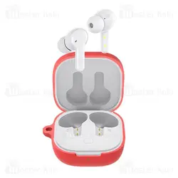 کاور محافظ سیلیکونی هندزفری کیو سی وای Xiaomi QCY T13 Earphone Silicone Case همراه با قلاب آویز