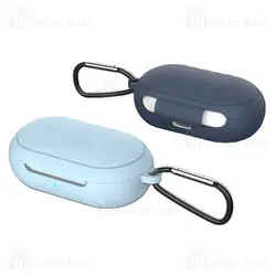 کاور محافظ سیلیکونی هندزفری سامسونگ Samsung Galaxy Buds / Buds Plus Silicone Case دارای قلاب آویز