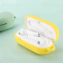 کاور محافظ سیلیکونی هندزفری هواوی Huawei FreeBuds 3i Earphone Silicone Case دارای قلاب آویز