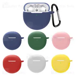 کاور محافظ سیلیکونی هندزفری هواوی Huawei FreeBuds 4 Earphone Silicone Case دارای قلاب آویز