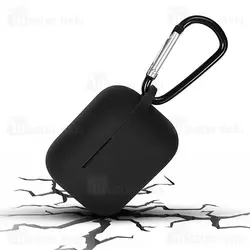 کاور محافظ سیلیکونی هندزفری کیو سی وای Xiaomi QCY T10 / T11 Earphone Silicone Case دارای قلاب آویز