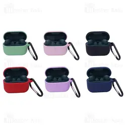 کاور محافظ سیلیکونی هندزفری کیو سی وای Xiaomi QCY T10 / T11 Earphone Silicone Case دارای قلاب آویز