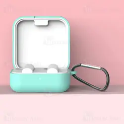 کاور محافظ سیلیکونی هندزفری Xiaomi Air 2 SE / Mi True Wireless Earphone 2 Basic Case دارای قلاب آویز