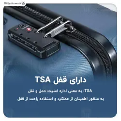 چمدان شیائومی Xiaomi Mi Luggage Classic 20 ظرفیت 38 لیتر