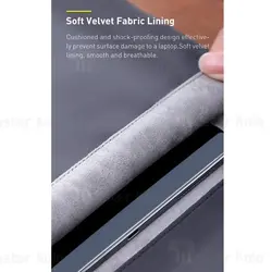 کیف لپ تاپ بیسوس Baseus Folding Series 16 Laptop Sleeve LBZD-B0G سایز 16 اینچ