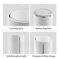 دستگاه بخور سرد هوشمند شیائومی Xiaomi Mi Smart ZNJSQ01DEM Antibacterial Humidifier ظرفیت 4.5 لیتر