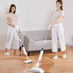 جارو دستی و تی شیائومی Xiaomi Deerma 2-In-1 Sweeper Mop DEM-TB900 با دسته 1.2 متری