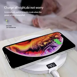 شارژر وایرلس جویروم Joyroom JR-A16 Cooler Wireless Fast Charger QC3.0 10W توان 10 وات همراه کابل