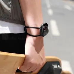 بند ساعت اپل واچ Baseus Lockable Rope Strap for AP Watch Series 3/4/5/6/SE 42mm/44mm LBAPWA4-BGY