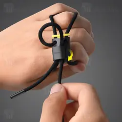 بند ساعت اپل واچ Baseus Lockable Rope Strap for AP Watch Series 3/4/5/6/SE 42mm/44mm LBAPWA4-BGY