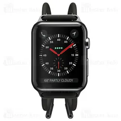 بند ساعت اپل واچ Baseus Lockable Rope Strap for AP Watch Series 3/4/5/6/SE 42mm/44mm LBAPWA4-BGY