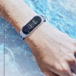 بند سیلیکونی دستبند سلامتی شیائومی Xiaomi Mi Band 5 / 6 Style X Sport Band