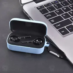 کاور محافظ سیلیکونی کیو سی وای Xiaomi QCY T5 دارای قلاب نگهدارنده