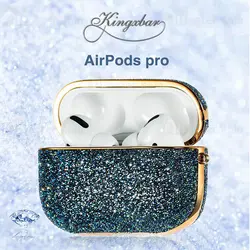 کاور ایرپاد پرو Apple AirPods Pro / Pro 2 Kingxbar Swarovski Crystal Fabric Series