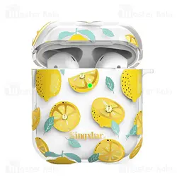 کاور ایرپاد Apple Airpods 1 / 2 Kingxbar Swarovski Fresh Series Lemon
