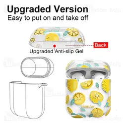 کاور ایرپاد Apple Airpods 1 / 2 Kingxbar Swarovski Fresh Series Lemon
