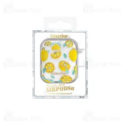 کاور ایرپاد Apple Airpods 1 / 2 Kingxbar Swarovski Fresh Series Lemon