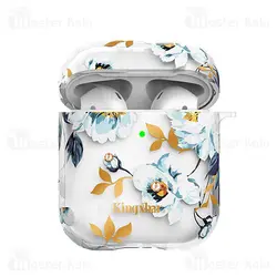 کاور ایرپاد Apple Airpods 1 / 2 Kingxbar Swarovski Fresh Series Gardenia