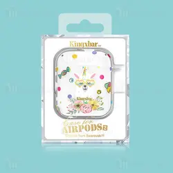 کاور ایرپاد Apple Airpods 1 / 2 Kingxbar Swarovski Adorkable Series Alpaca