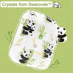 کاور ایرپاد Apple Airpods 1 / 2 Kingxbar Swarovski Adorkable Series Panda