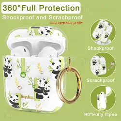 کاور ایرپاد Apple Airpods 1 / 2 Kingxbar Swarovski Adorkable Series Panda