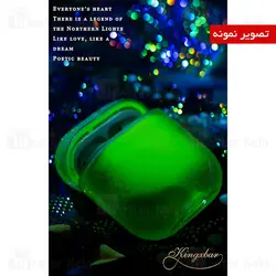 کاور آکواریومی ایرپاد Apple Airpods 1 / 2 Kingxbar Swarovski Galaxy Series Aqua