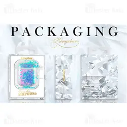کاور آکواریومی ایرپاد Apple Airpods 1 / 2 Kingxbar Swarovski Galaxy Series Aqua