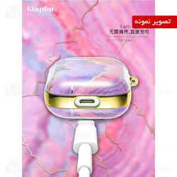کاور محافظ ایرپاد Apple Airpods 1 / 2 Kingxbar Swarovski Marble Series StarCraft