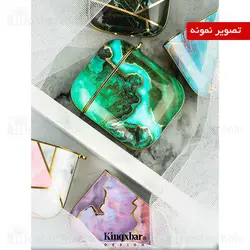 کاور محافظ ایرپاد Apple Airpods 1 / 2 Kingxbar Swarovski Marble Series StarCraft