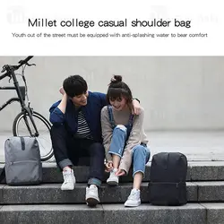 کوله شیائومی Xiaomi Millet College Casual Shoulder مناسب برای لپ تاپ 15.6 اینچ