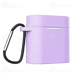 کاور محافظ سیلیکونی شیائومی Xiaomi Mi Air 2 / QCY T7 دارای قلاب آویز