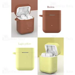 کاور محافظ سیلیکونی شیائومی Xiaomi Mi Air True / Mi True Earphones Lite TWSEJ03WM همراه با قلاب آویز