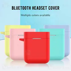 کاور محافظ سیلیکونی شیائومی Xiaomi Mi Air True / Mi True Earphones Lite TWSEJ03WM همراه با قلاب آویز