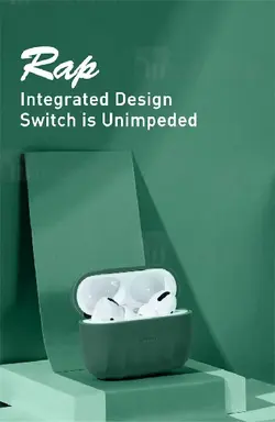 کاور محافظ سیلیکونی ایرپاد پرو بیسوس Baseus Shell Pattern Silica Gel Case WIAPPOD-BK