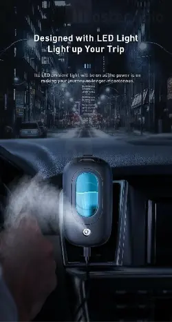 هولدر و دستگاه بخور سرد بیسوس Baseus Mini Spaceship Car Holder DHMNC-01