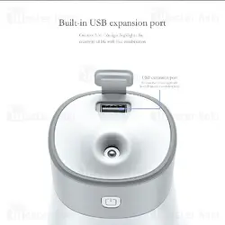 دستگاه بخور سرد Baseus Slim Waist Humidifier DHMY-B02 مجهز به پنکه و چراغ LED