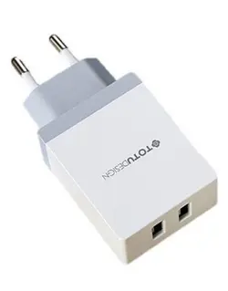 شارژر دیواری 2 پورت Qualcomm3.0 توتو TOTU Pioneer two USB Ports Smart