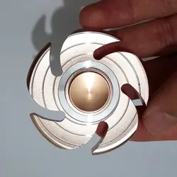 اسپینر فلزی طرح چرخ رنگی Fidget Spinner Metal Wheel Red