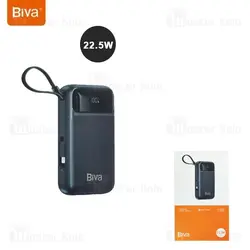 پاوربانک وایرلس 20000 بیوا Biva BP-017 توان 22.5 وات همراه کابل متصل